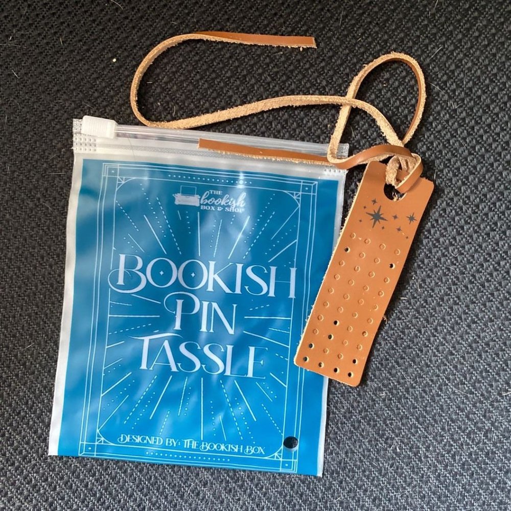 Bookish pin tassel